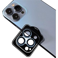 FLAMENKO iPhone 13 Pro Uyumlu Flmk Cl-11 Safir Parmak Izi Bırakmayan Anti-Reflective Kamera Lens Koruyuc