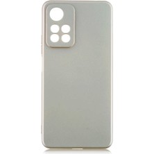 FLAMENKO Xiaomi Redmi Infinix Note 11 Pro Plus 5g Kılıf Flmk Premier Silikon Kapak-Gold