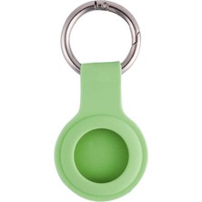 FLAMENKO ​zore Airtag 01 Uyumlu Silikon Anahtarlık-Turkuaz