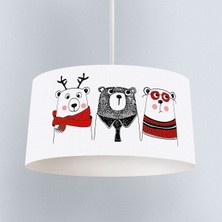 Allians Sevimli Ayılar Çocuk ve Bebek Odası Sarkıt Avize, Renkli ve Şık Tasarım