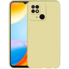 FLAMENKO Xiaomi Poco C40 Kılıf Flmk Premier Silikon Kapak-Gold