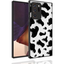 FLAMENKO Galaxy Note 20 Ultra Kılıf Desenli Kamera Korumalı Parlak Flmk Nora Kapak-No2