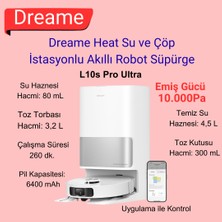 Dreame L10S Ultra Gen 2 Çöp Istasyonlu Akıllı Robot Süpürge + Xiaomi  Akıllı Saat Hediye