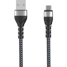 FLAMENKO Siyah Bax Micro USB Kablo 1m