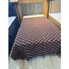 Özyün %100 Doğal Tek Kişilik Yün Battaniye 160X220CM – Kalın Dokulu Yumuşacık Nefes Alır Terletmez &wool Blanket