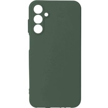 FLAMENKO Galaxy A35 Kılıf Flmk Biye Silikon-Haki