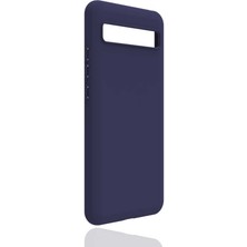 FLAMENKO Tcl 10 Plus Kılıf Flmk Biye Silikon-Lacivert