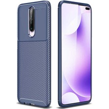 FLAMENKO Xiaomi Poco X2 Kılıf Flmk Negro Silikon Kapak-Lacivert