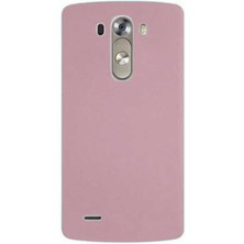 FLAMENKO Lg G3 Kılıf Flmk Premier Silikon Kapak-Rose Gold