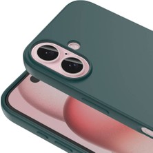 FLAMENKO Apple iPhone 16 Plus Kılıf Flmk Lsr Laaakan Kapak-Pembe