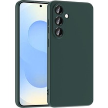 FLAMENKO Galaxy S25 Fe Kılıf Flmk Mara Lansman Kapak - Koyu Yeşil