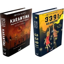 İndigo Kitap Karantina 3 Ciltli ve 3391 Kilometre Ciltli (Beyza Alkoç) 2'li Set