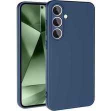 FLAMENKO Galaxy S24 Fe Kılıf Flmk Mara Lansman Kapak-Lacivert-Lacivert