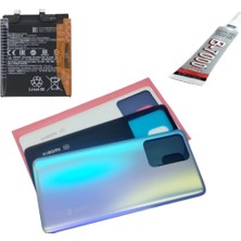 SDT Mi 11T Arka Batarya Kapağı ,batarya ve B7000 Yapıştırıcı (Gri)