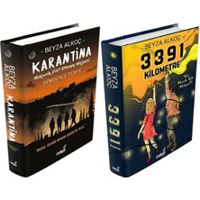 İndigo Kitap Karantina 4 Ciltli ve 3391 Kilometre Ciltli (Beyza Alkoç) 2'li Set