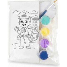 Sharp & Art Çini Boyama, Meslekler Serisi Boyama Seti, Duvara, Buzdolabına Yapıştırılabilir, 49 Farklı Meslek