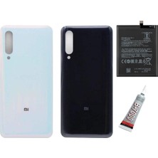 SDT Mi9 Arka Batarya Kapağı ,batarya ve B7000 Yapıştırıcı (Kırmızı)