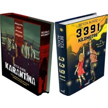 İndigo Kitap Karantina 1. Perde Film Özel Baskı Ciltli ve 3391 Kilometre Ciltli (Beyza Alkoç) 2'li Set