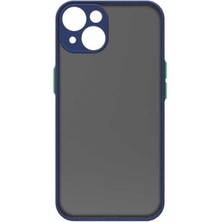 FLAMENKO iPhone 14 Plus Uyumlu Flmk Hux Kapak-Lacivert