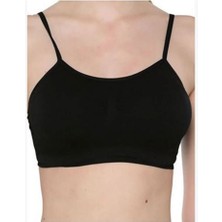 Sistina Hnrlishp Siyah Kadın Pedli Toparlayıcı Sütyen Korse - 706 - Beden S