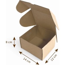 14x12x8 cm E Dalga E-Ticaret Karton Kutu , Kargo Kutusu 100 Adet