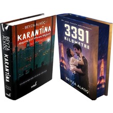 İndigo Kitap Karantina 2 Ciltli ve 3391 Km Film Özel Baskı Ciltli (Beyza Alkoç) 2'li Set