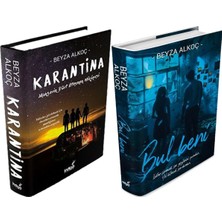 İndigo Kitap Karantina 1 Ciltli ve Bul Beni Ciltli (Beyza Alkoç) 2'li Set
