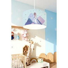 Allians Buz Kraliçesi Desenli Çocuk Odası Avize, Eğlenceli ve Şık Tasarım