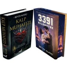 İndigo Kitap Kalp Muhafızı 1 Ciltli ve 3391 Km Film Özel Baskı Ciltli (Beyza Alkoç) 2'li Set