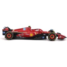 Oyuncak Vitrinim Bburago 1:18 Ferrari Sf-24 Formula 1 Yarış Arabası - 16-Charles Leclerc Veya 55-Carlos Sainz