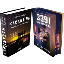 İndigo Kitap Karantina 1 Ciltli ve 3391 Km Film Özel Baskı Ciltli (Beyza Alkoç) 2'li Set