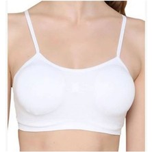 Sistina Hnrlishp Beyaz Kadın Pedli Toparlayıcı Sütyen Korse - 706 - Beden M