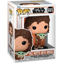 Funko Pop: Star Wars: The Mandalorian Peli Motto With Grogu