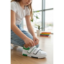 Enoch Çift Cırtlı Bant Detaylı Hafif Tabanlı Minimalist Şık Kadın Spor Ayakkabı