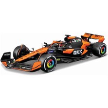 Oyuncak Vitrinim 1:24 Mclaren MCL38 Miami Grand Prix 2024 Formula 1 Yarış Arabası - 81-Oscar Piastri