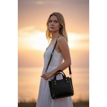 Mimoza Accessories Pr Model Kadın El Çantası, Askılı ve Charm Cüzdanlı