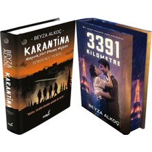İndigo Kitap Karantina 4 Ciltli ve 3391 Km Film Özel Baskı Ciltli (Beyza Alkoç) 2'li Set