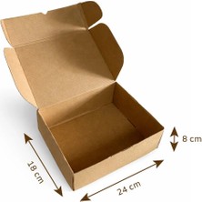24x18x8 cm E Dalga E-Ticaret Karton Kutu , Kargo Kutusu 5 Adet