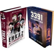 İndigo Kitap Enkaz Altındakiler 1 Ciltli ve 3391 Km Film Özel Baskı Ciltli (Beyza Alkoç) 2'li Set