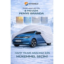 Universal Volkswagen Caddy Penye Branda Garaj Branda Örtüsü Dayanıklı Kalın Penye Branda Otomobil Çadır Branda Gri