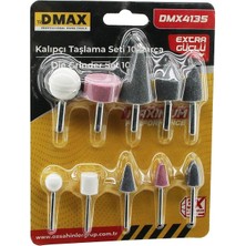 Go İthalat 10  Pcs Kalıpcı Taşlama Seti Temizleme - Parlatma - Çapak Alma - Pas Sıyırma (5534)