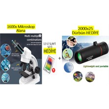 Özbience Telefon Tutuculu, LED Işıklı Mikroskop ve Dürbün Seti Hediye ile Mükemmel Keşif Fırsatı