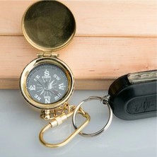 Özbience Şık Dekoratif Pirinç Pusula, Evinize Zarif Atmosfer Katın