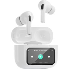 Avcı Teknoloji Market Bluetooth 5.3 Anc Enc Tws Kablosuz Kulaklık Ekranlı Şarj Kutulu Kulak Içi