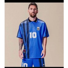 Legent Lady Arjantin 2023/24 Yeni Sezon Lionel Messi Ikonik Özel Nostalji Efsane Forması
