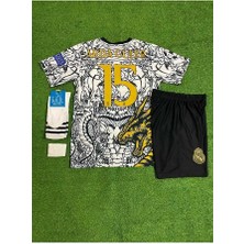 Legent Lady R.e.a.l M.a.d.r.i.d 2023/24 Sezonu A.r.d.a G.ü.l.e.r Konsept Çocuk Forması 3'lü Set (Black-White)