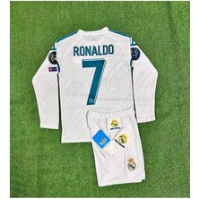 Legent Lady Kiev Şampiyonlar Ligi Finali Cristiano Ronaldo Uzun Kol Çocuk Forması 4'lü Set (Armalı)