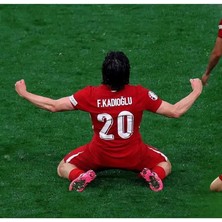 Legent Lady Türkiye Milli Takımı Euro 2024 F.e.r.d.i K.a.d.ı.o.ğ.l.u Deplasman Forması (Red)