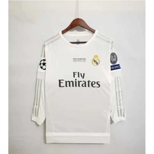 Legent Lady R.madridd 2016 Şampiyonlar Ligi Finali Cristiano Ronaldo Nostalji Forması (White)