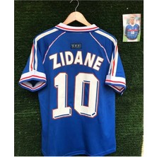 Legent Lady Fransa Milli Takımı 98 Dünya Kupası Zinedine Zidane Nostalji Forması